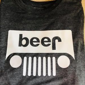 Jeep/ beer shirt